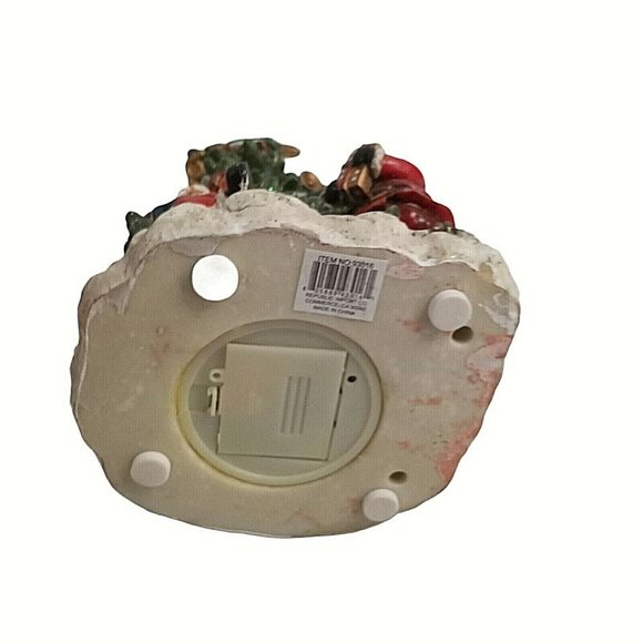 Musical Christmas Collection Lighted Santa Tree Figure LED Color Changing - Picture 11 of 11